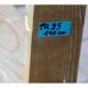 Escabelle en bois