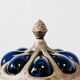Centrotavola Large Royal Sheffield Collection Blue Service Jar 1950’s