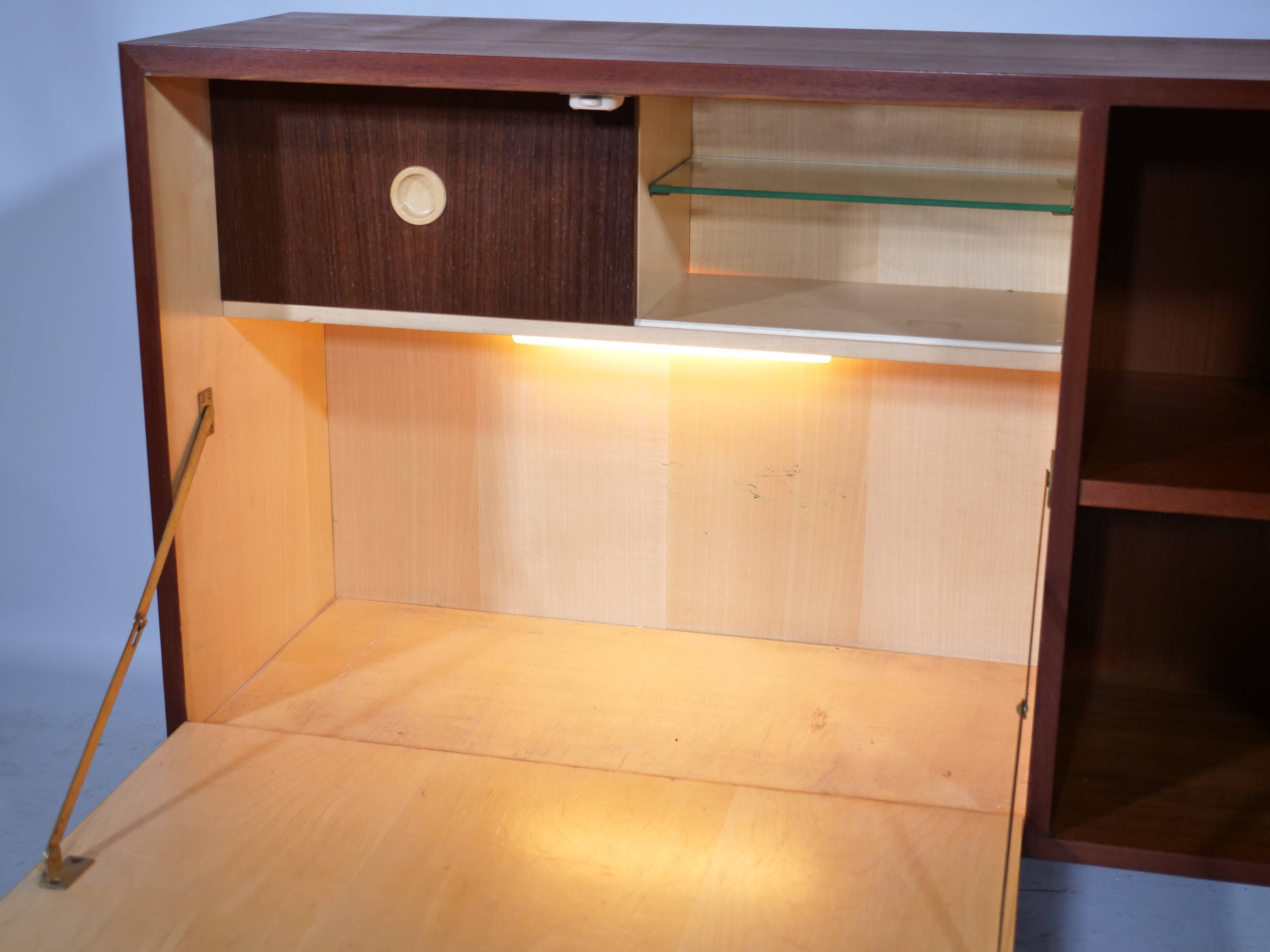 Teak Bar Cabinet by Erich Stratmann from the 1960s