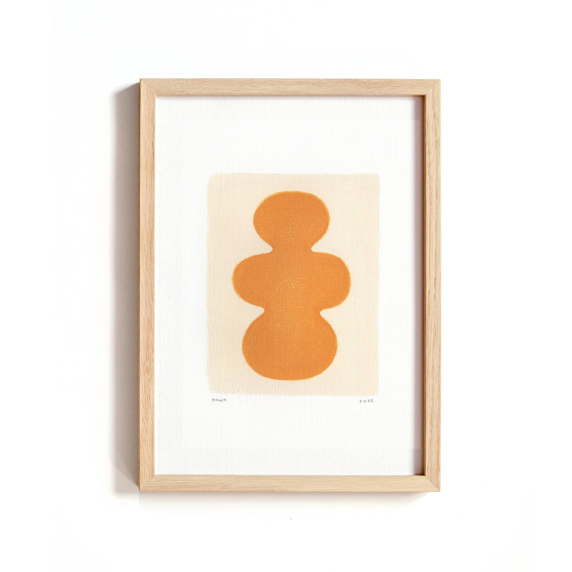 4 illustrations abstraites - tableaux et peintures signées Eawy
