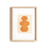 4 abstract illustrations - paintings and pictures signed Eawy