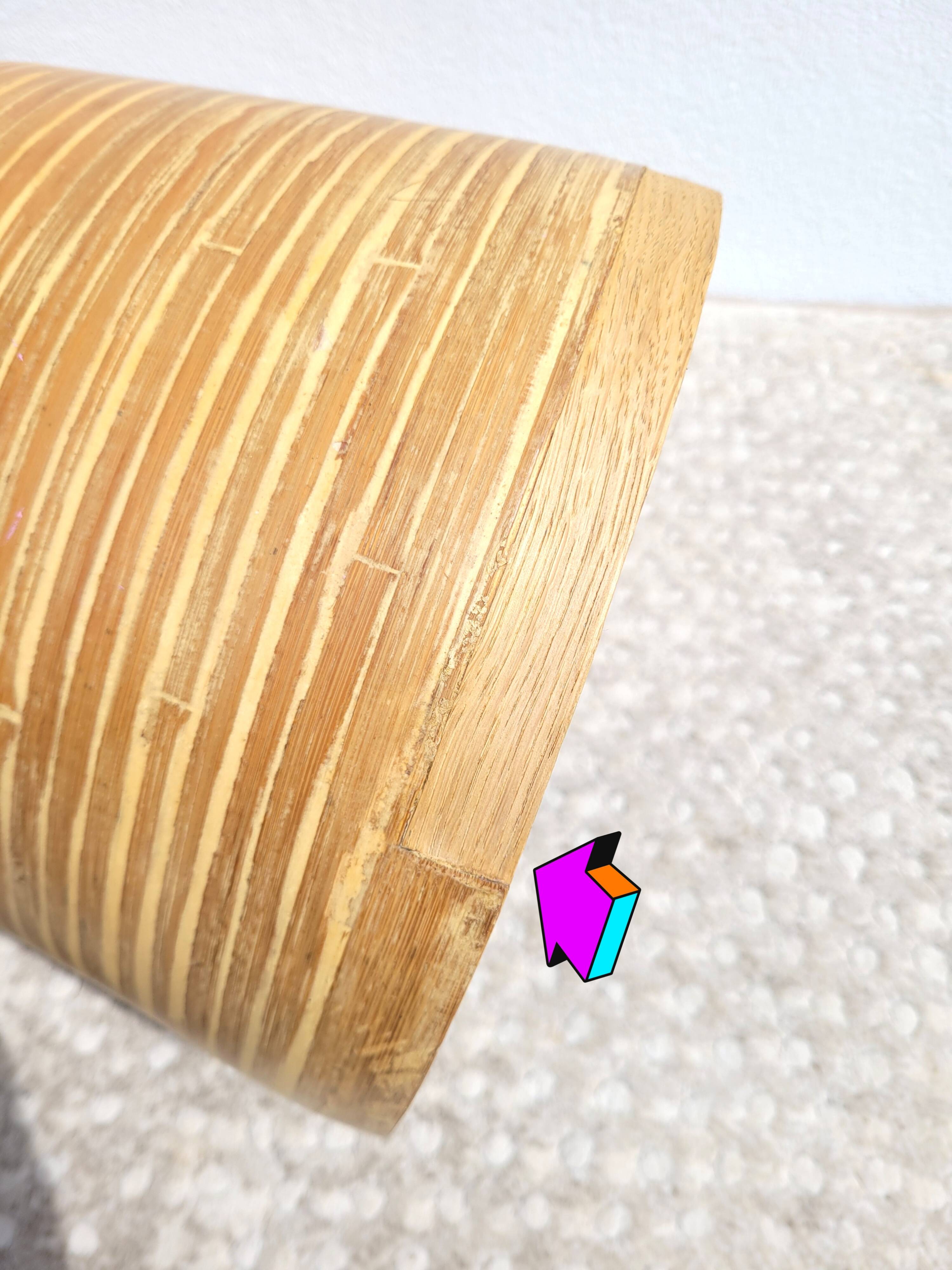 Bamboo mushroom stool 1980