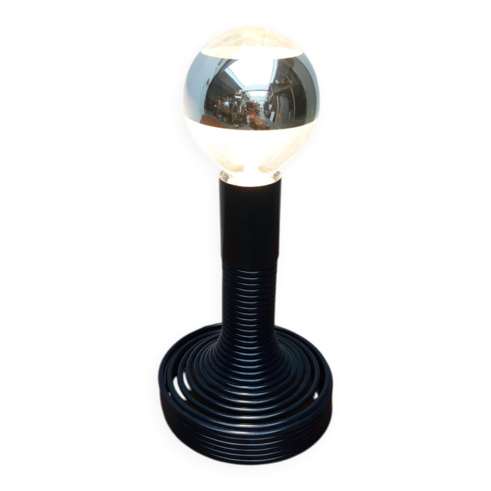 Table lamp Spiral of the Italian space age by Angelo Mangiarotti for Candle