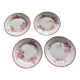 Ensemble de 4 assiettes plates en faïence de Maastricht