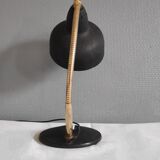 Lampe de bureau cocotte noire et dorée
