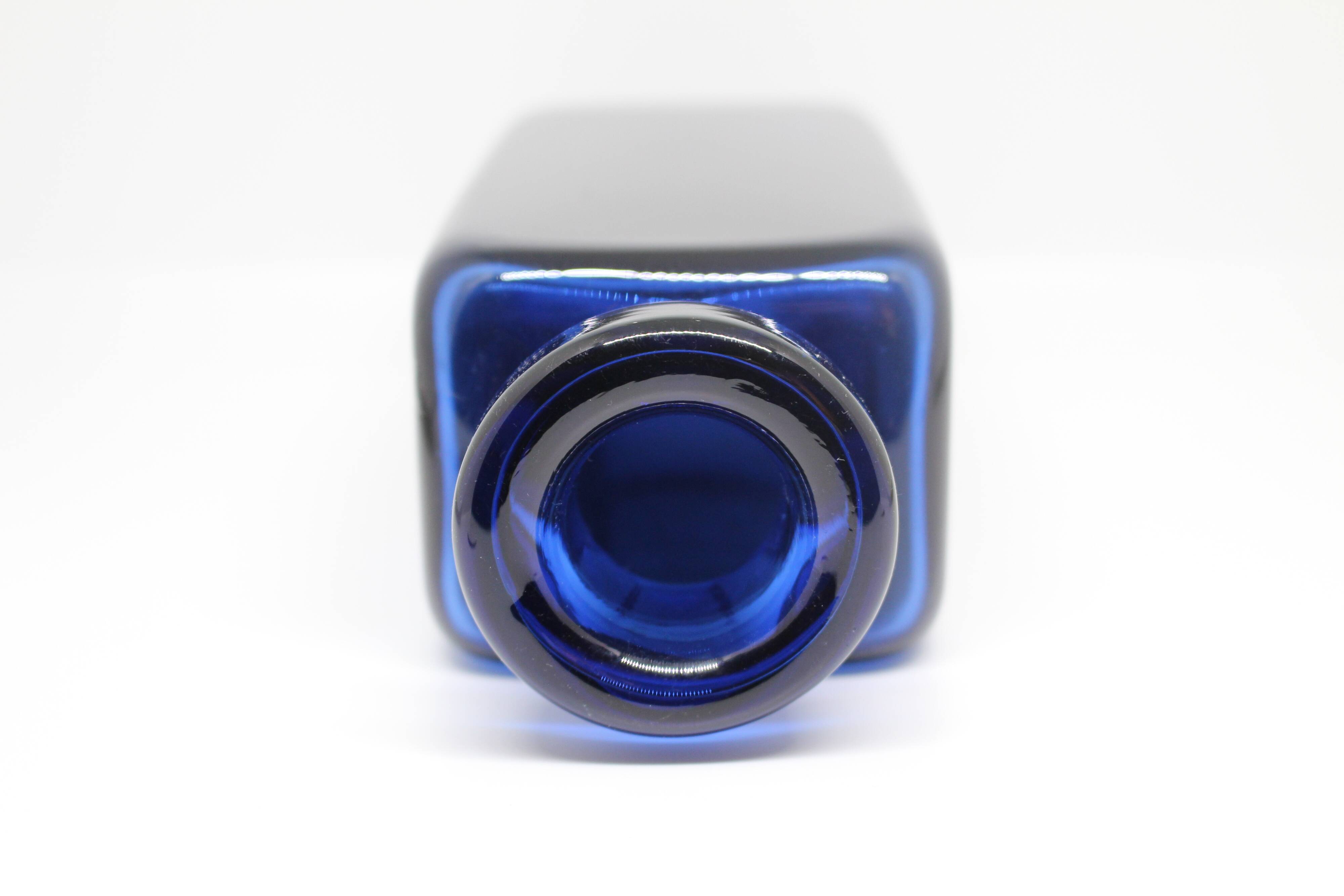 Solid cobalt blue vase