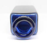 Solid cobalt blue vase