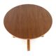 Round extendable dining table 2x 'Vienna' Thonet - mid-century modern style