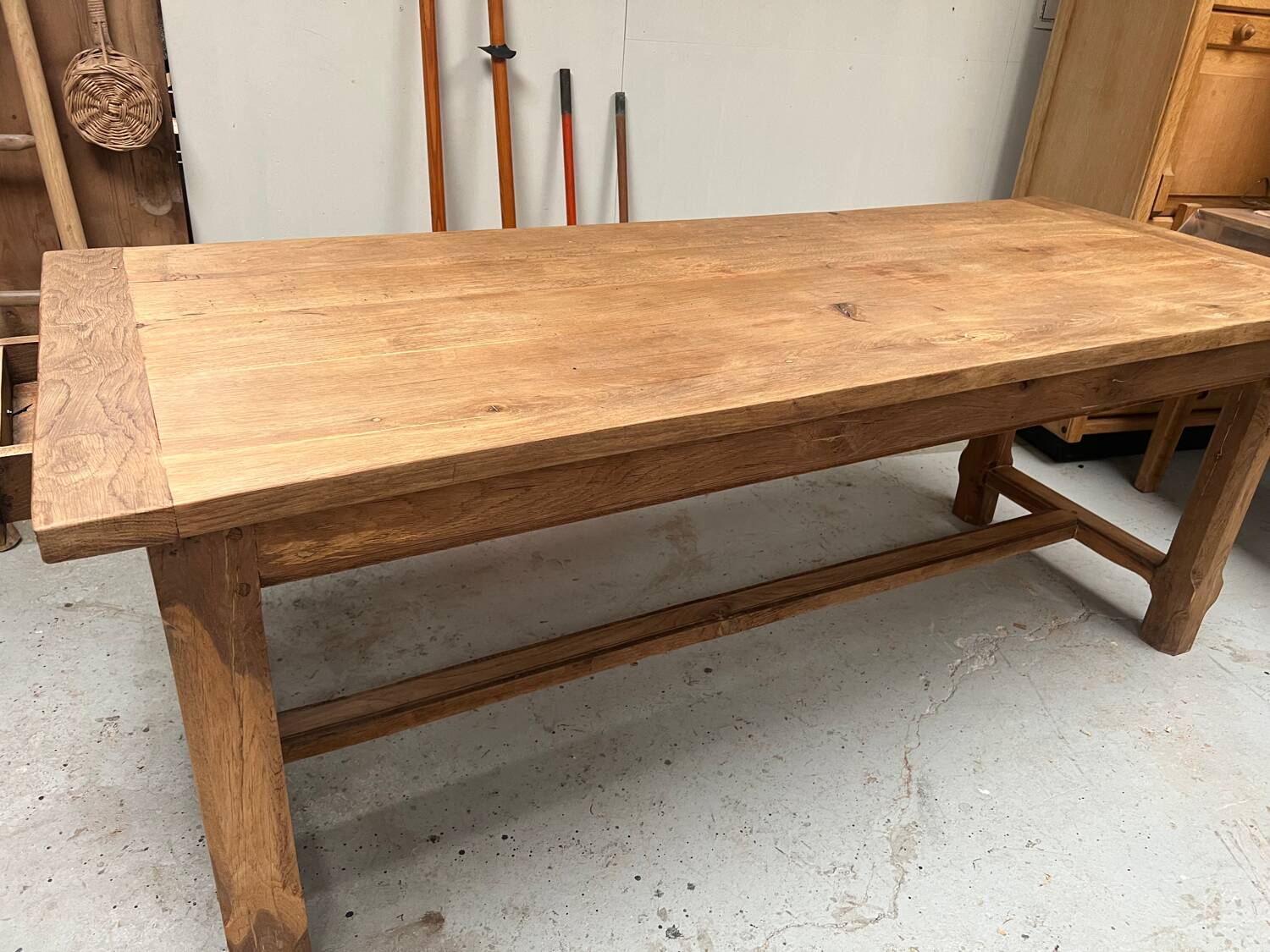 Ancienne table de ferme en chêne