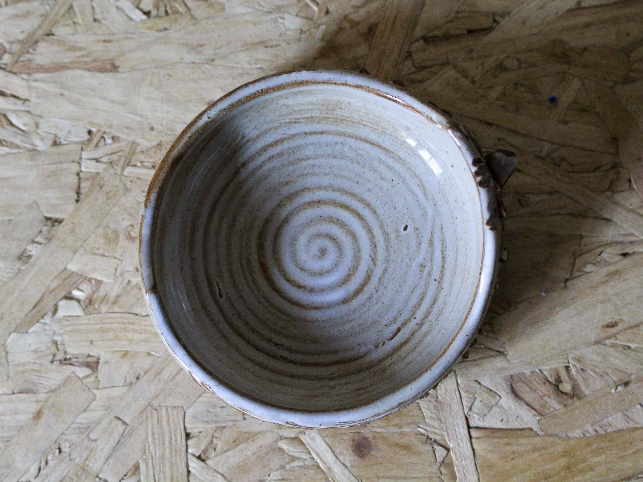 Empty ceramic owl pocket Jean-François Descombes Flayosc