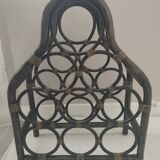 Rattan bottle holder