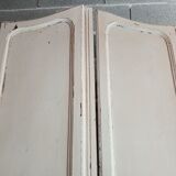 Pair old weathered doors height 154 cm