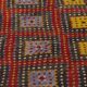 Tapis Kilim Vintage Turc Oushak 191x272 cm Laine Fait Main