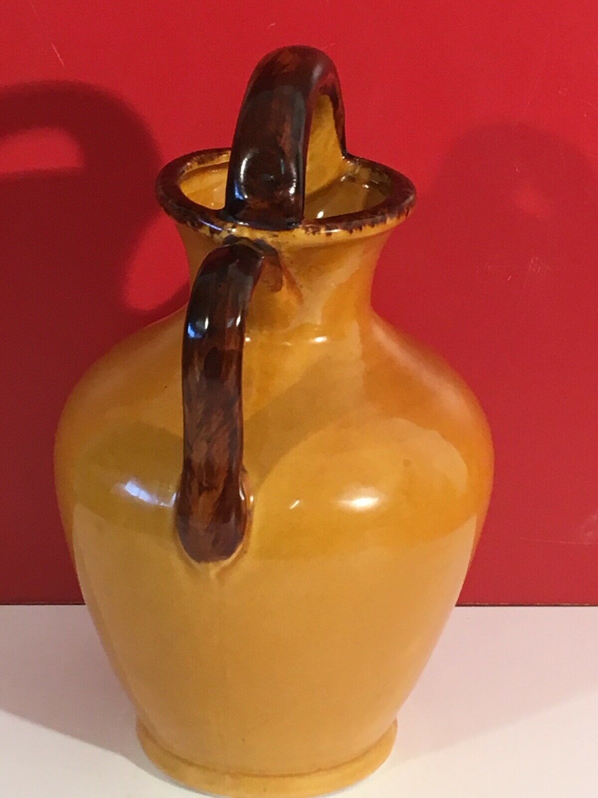 GM vintage vernissé earth jug