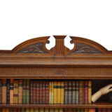 Victorian Solid Oak Open Bookcase