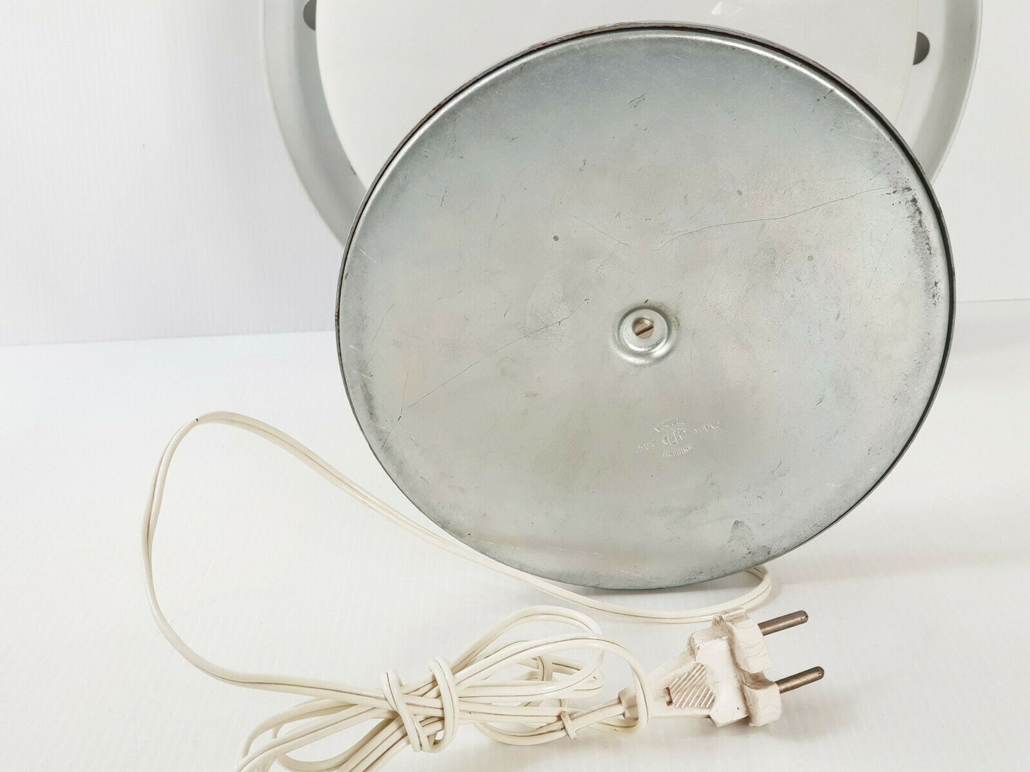 Vintage lamp 1950 Elra metal and glass