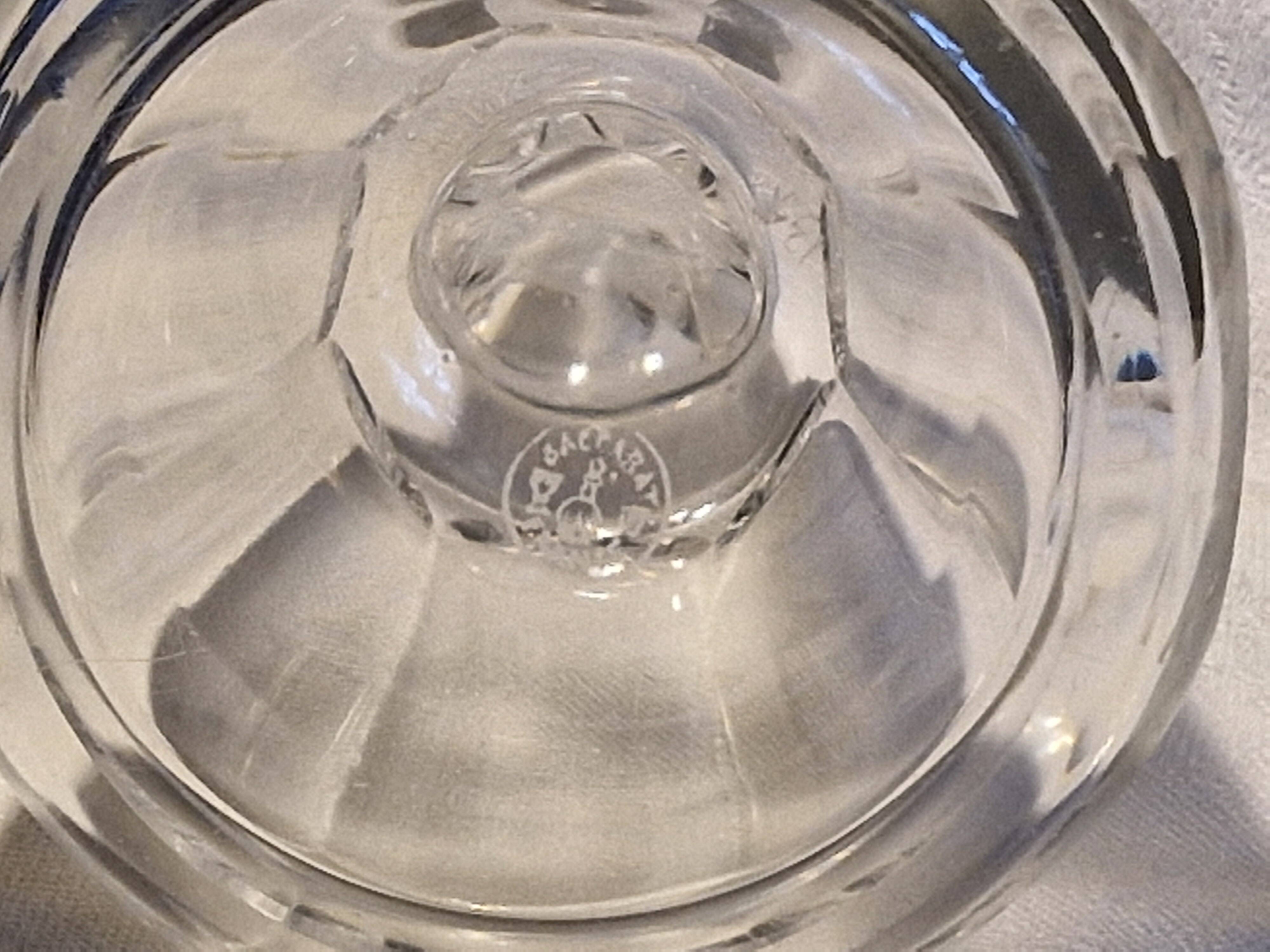 Liqueur carafe - Baccarat crystal - Talleyrand model - Signed