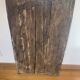 Old carved African door in solid wood – ethnic decoration – pi