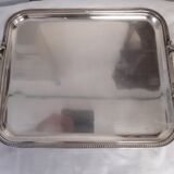 Silver metal retangular top