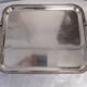 Silver metal retangular top