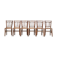 Series of 6 bistro chairs from the 1930