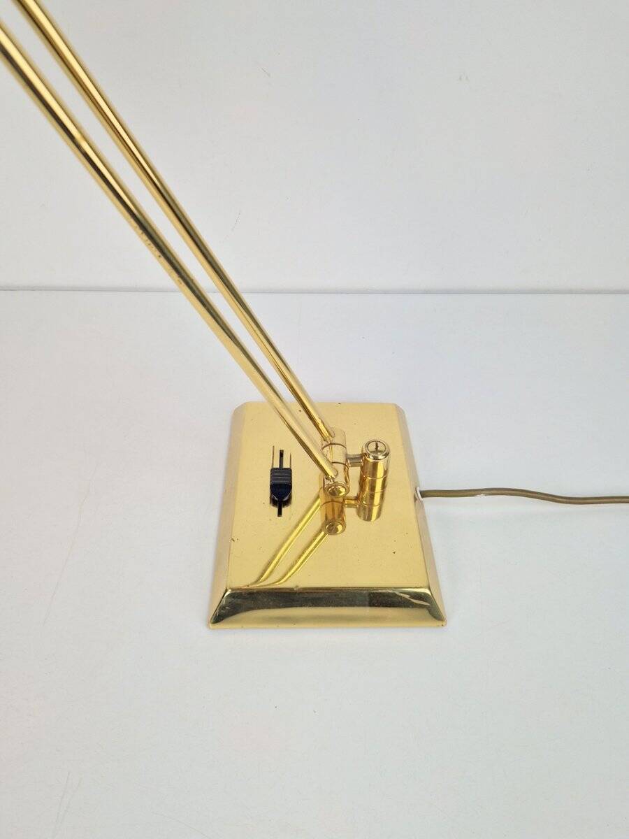 Vintage Adjustable Brass Table Lamp by Egon Hillebrand for Hillebrand Leuchten, Germany, 1970s