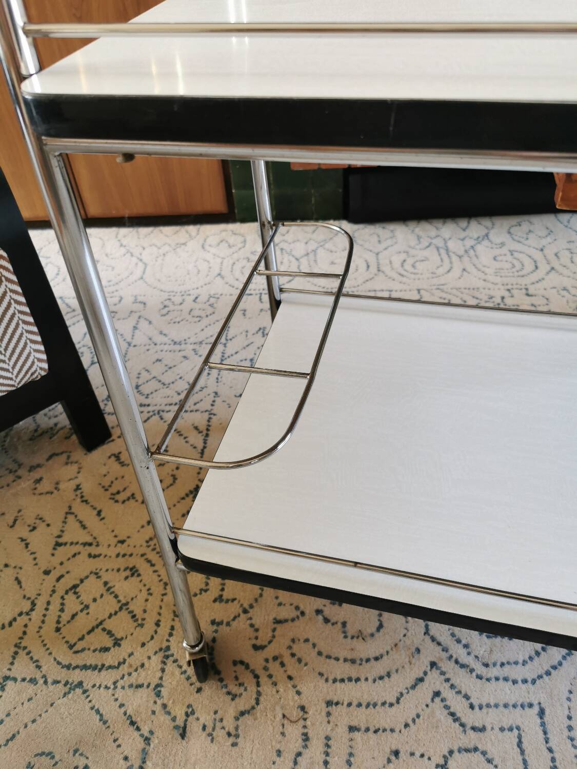 Vintage rolling trolley