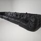 Togo black leather sofa, original, Michel Ducaroy, Ligne Roset, 1980
