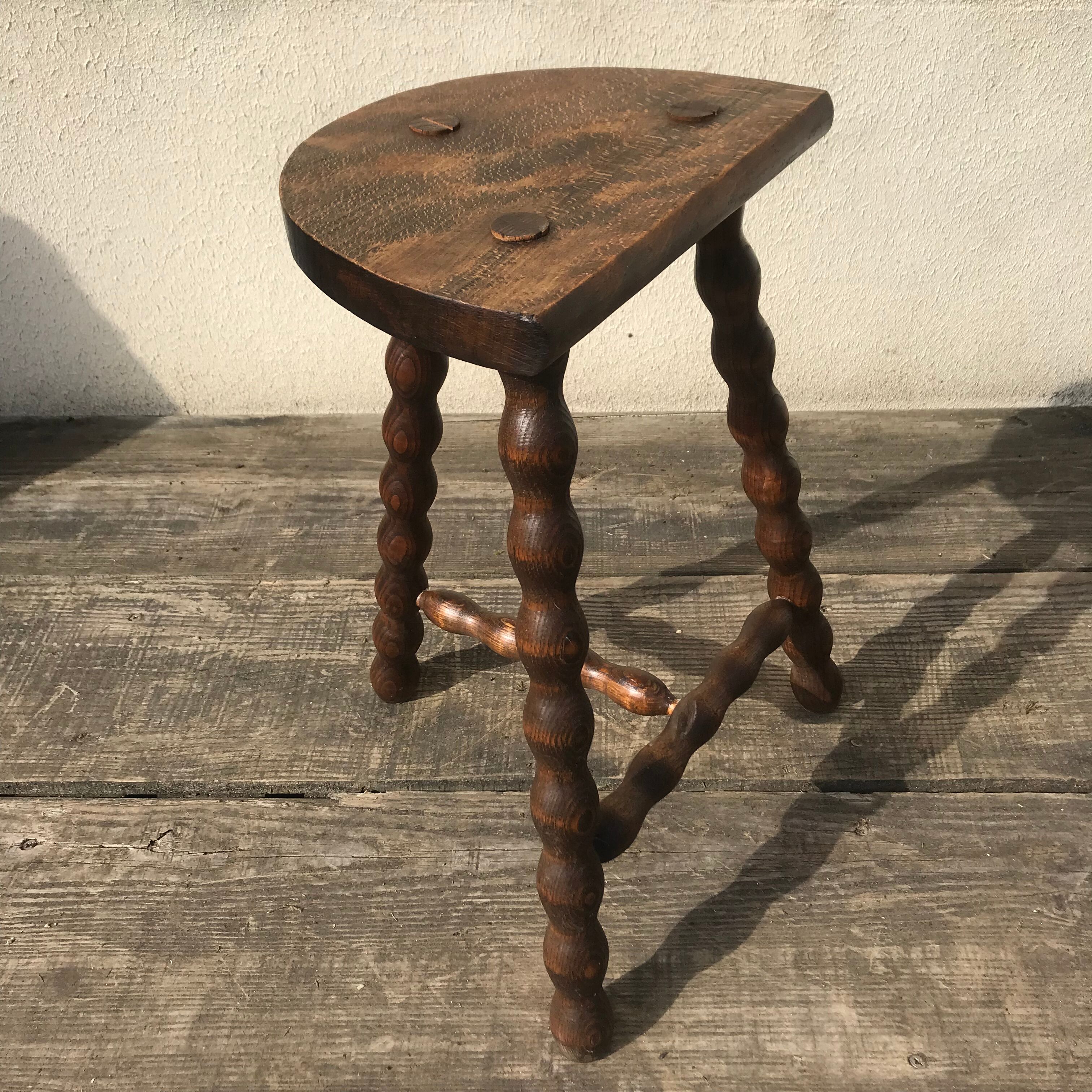 Vintage tripod stool