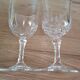 12 crystal glasses from Arques in 2 different sizes.