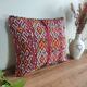 Berber cushion kilim red with sequins