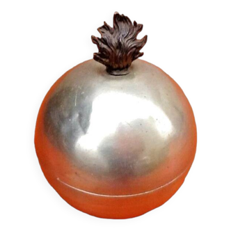 1960s Sugar bowl with a flame-like lid