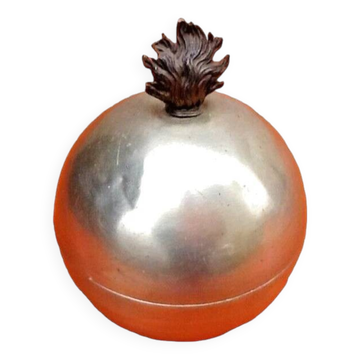 1960s Sugar bowl with a flame-like lid