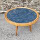 Coffee table vintage compass feet