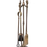 5 piece Brass Fireplace set England