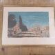 Lithograph signed by Roland Oudot – The road to Saint-Rémy-de-Provence