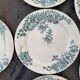 6 Flat plates iron earth by Bertrand Bordeaux / model Anémones
