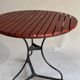 Lot de 2 tables rondes de jardin