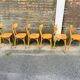 Suite de 6 chaises luterma modèle "Banane"