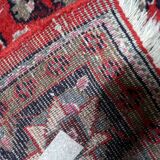 Handmade vintage Persian Hamadan rug 132cm x 196cm, 1950s