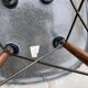 Lot of 4 DSW chairs in walnut fiber by Eames Herman Miller, vintage