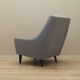 Fauteuil gris, design danois, années 1970, production : Danemark