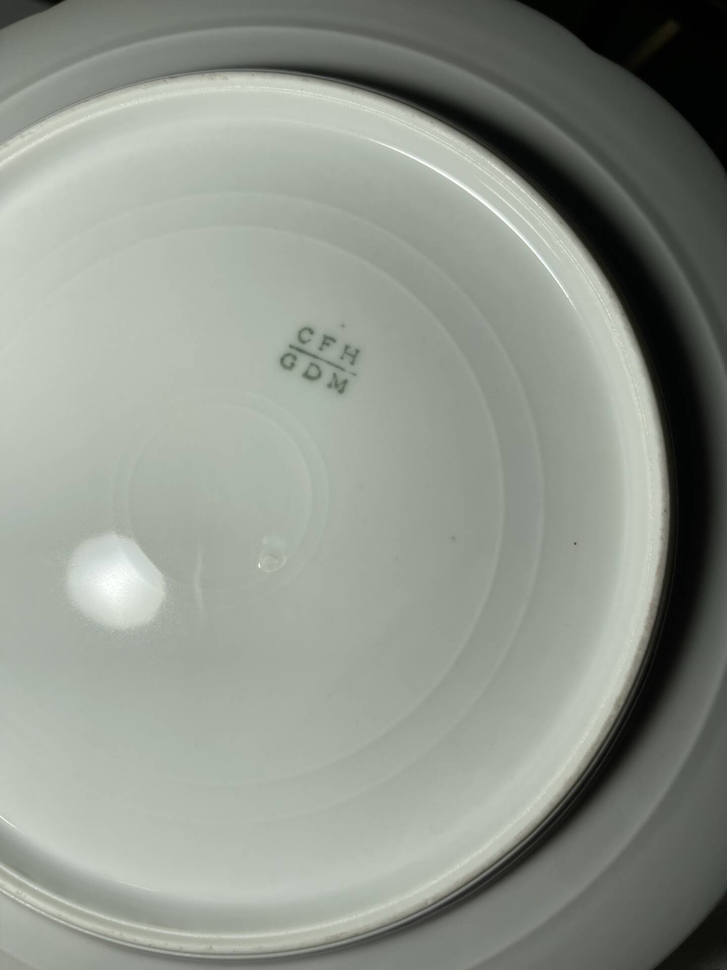 Seven antique Limoges porcelain plates – CFH / GDM
