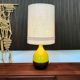 Large glazed ceramic art table lamp from Aro, West-Germany, 1960s