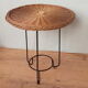 Rattan side table 1950s