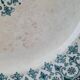 Large antique Badonvilliers plate with blue-green Turkish decoration 🌿