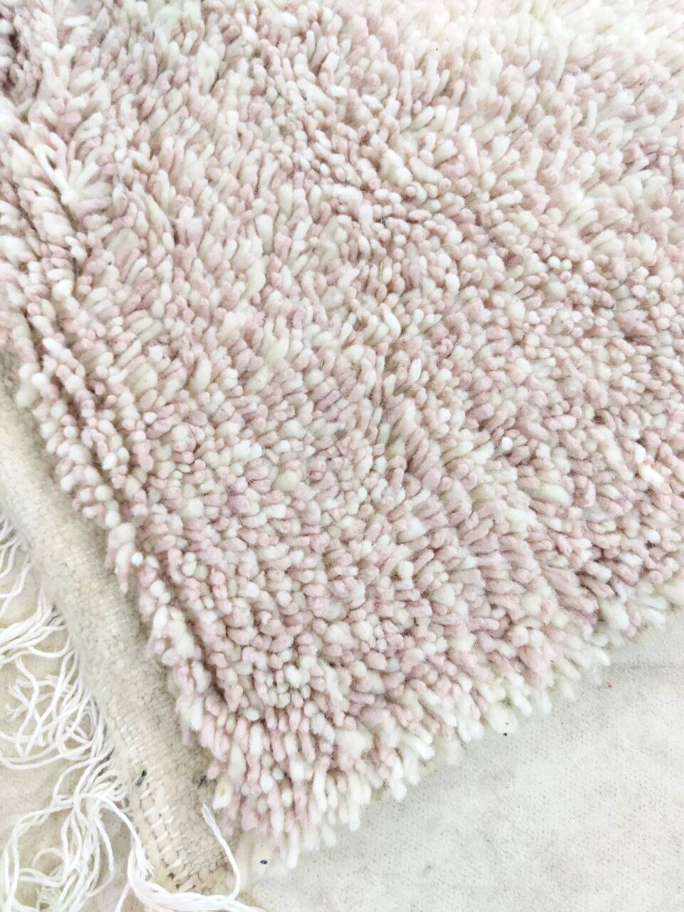 Handmade wool Berber rug 314x193cm