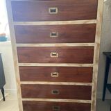 Commode bois exotic 6 tiroirs