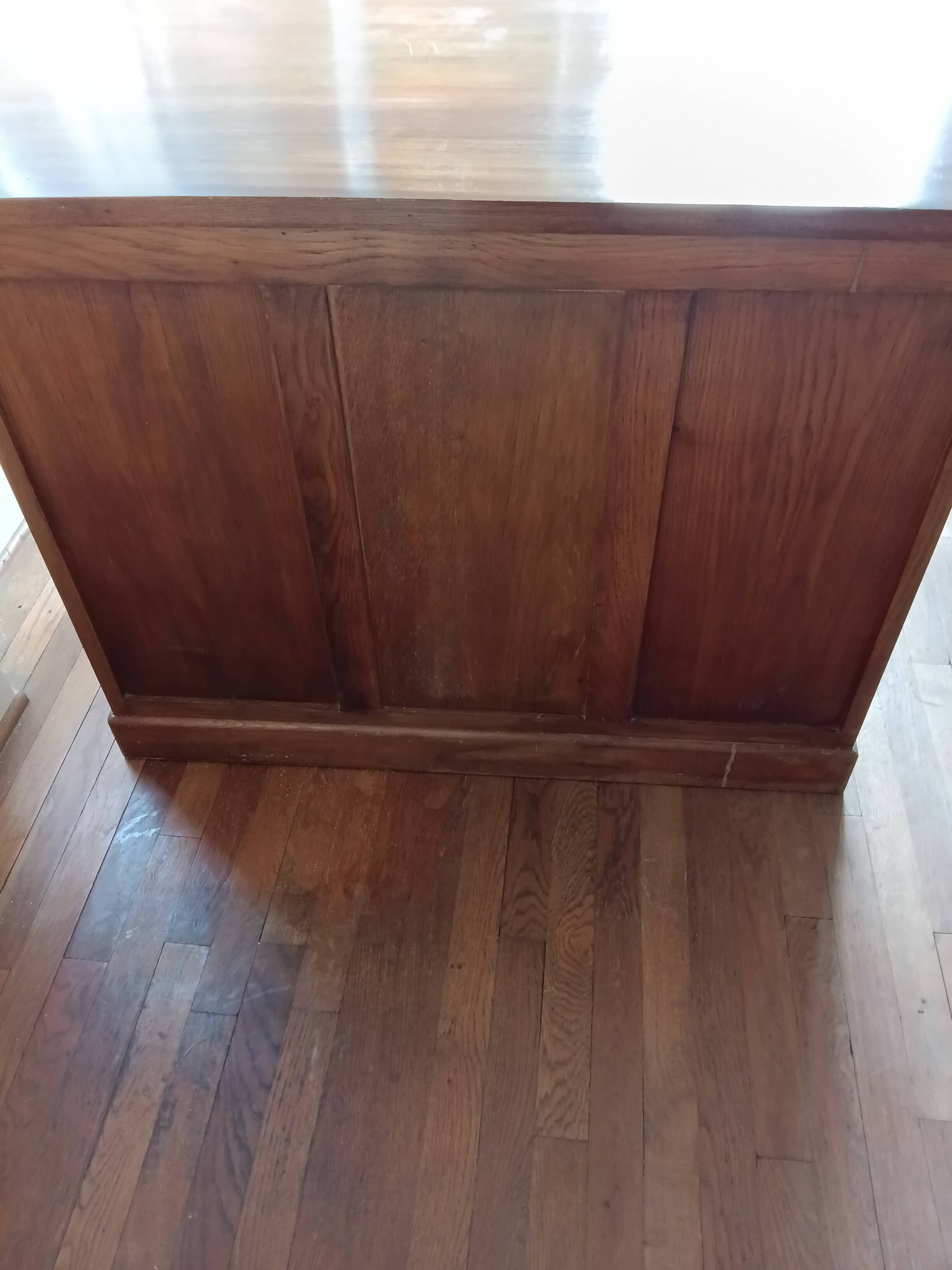 Oak administration desk