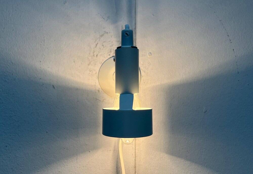 Minimalist table lamp from the postmodern space age by Ikea, 1980s.